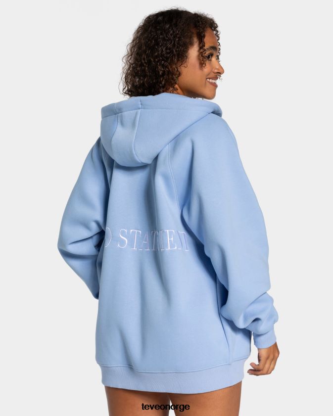TEVEO klær 0H40JL20 blå kvinner statement oversized jakke