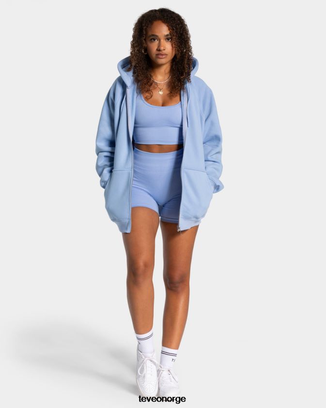 TEVEO klær 0H40JL20 blå kvinner statement oversized jakke