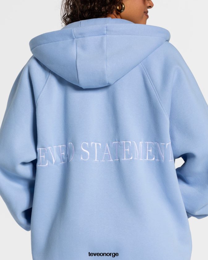 TEVEO klær 0H40JL20 blå kvinner statement oversized jakke