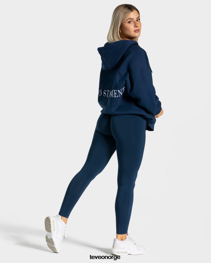TEVEO klær 0H40JL21 mørke blå kvinner statement oversized jakke