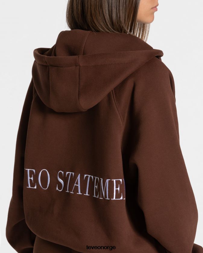 TEVEO klær 0H40JL25 kaffe kvinner statement oversized jakke