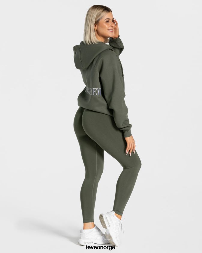 TEVEO klær 0H40JL26 kaki kvinner statement oversized jakke