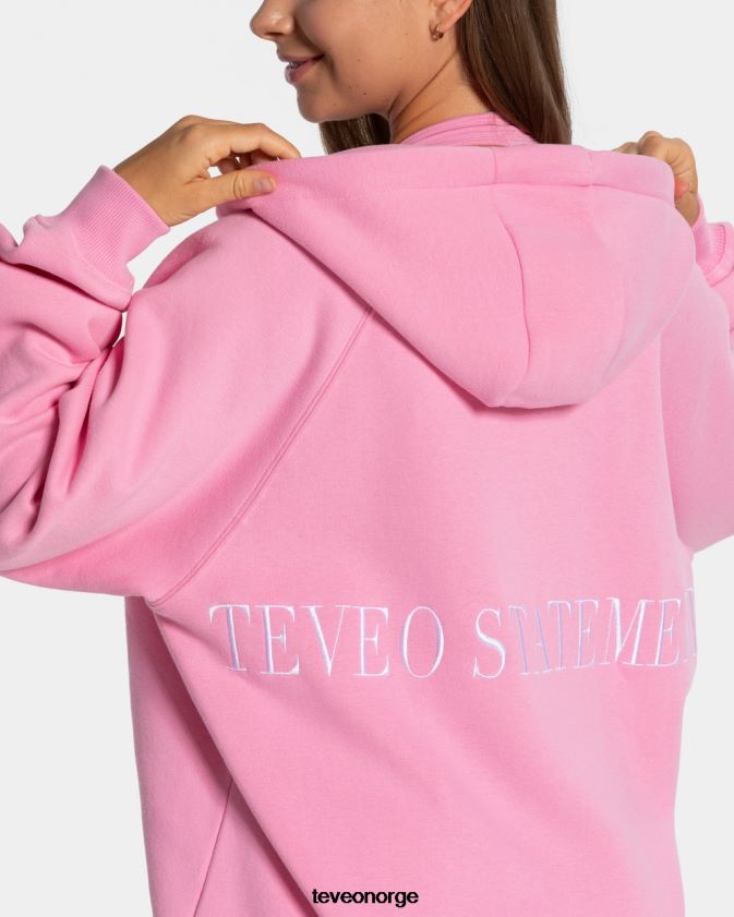 TEVEO klær 0H40JL29 rosa kvinner statement oversized jakke