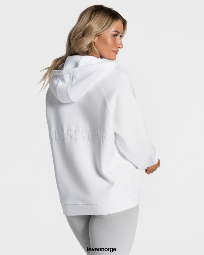 TEVEO klær 0H40JL33 hvit kvinner statement oversized jakke
