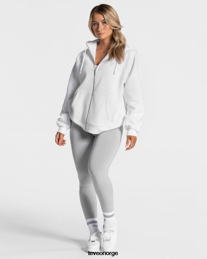 TEVEO klær 0H40JL33 hvit kvinner statement oversized jakke