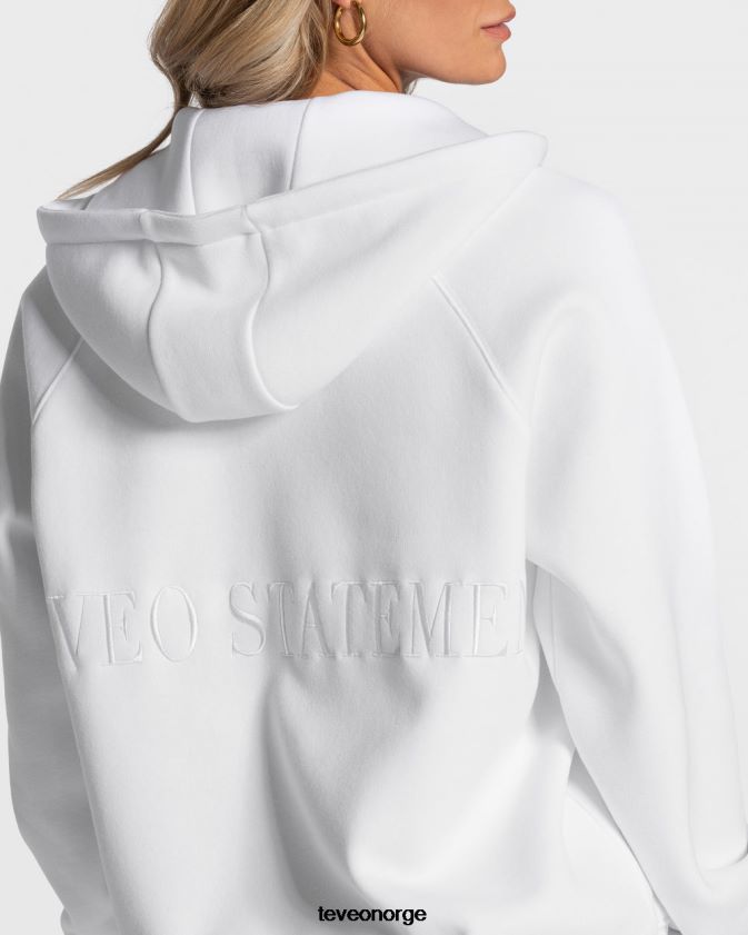 TEVEO klær 0H40JL33 hvit kvinner statement oversized jakke