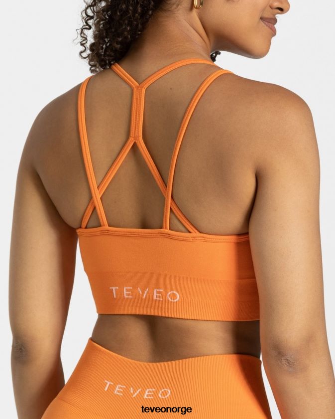 TEVEO klær 0H40JL339 oransje kvinner tidløs scrunch bh