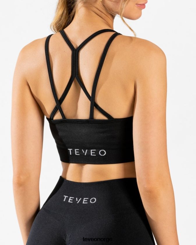 TEVEO klær 0H40JL342 svart kvinner tidløs scrunch bh