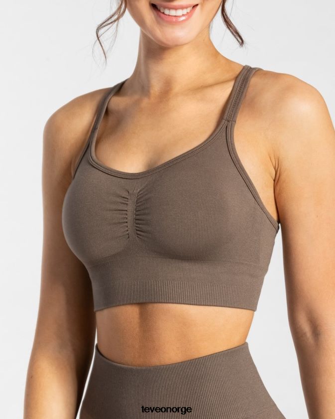 TEVEO klær 0H40JL345 taupe kvinner tidløs scrunch bh