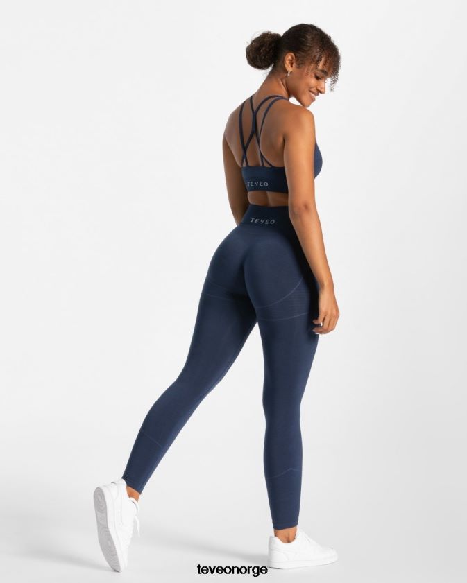 TEVEO klær 0H40JL131 mørke blå kvinner ekte leggings