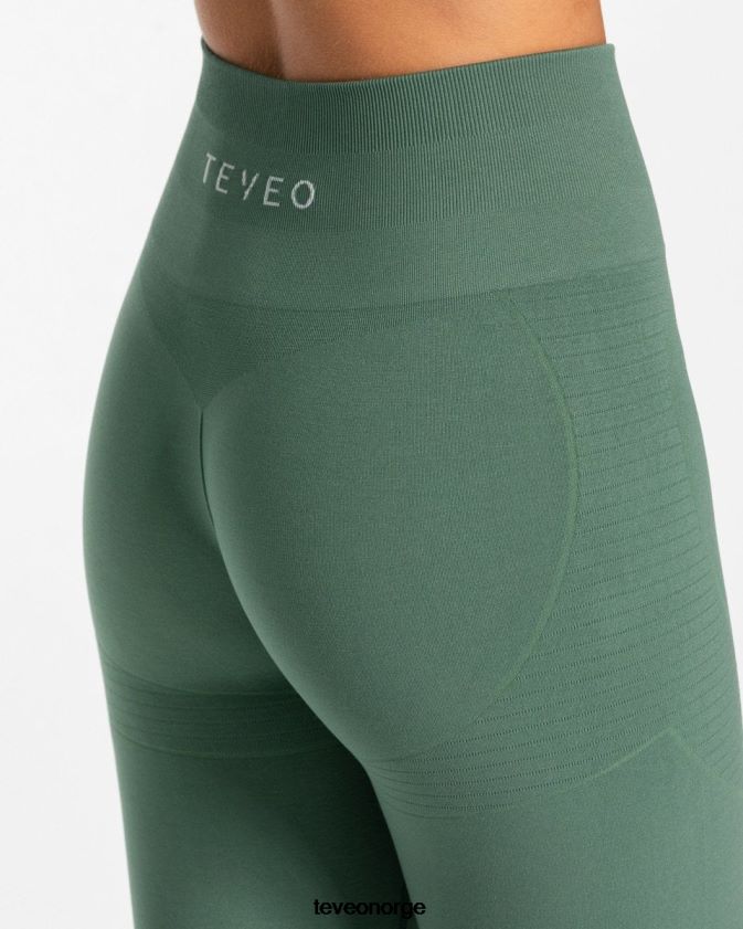 TEVEO klær 0H40JL132 mørk grønn kvinner ekte leggings