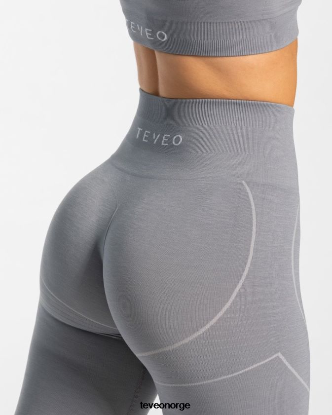 TEVEO klær 0H40JL134 stål blå kvinner ekte leggings