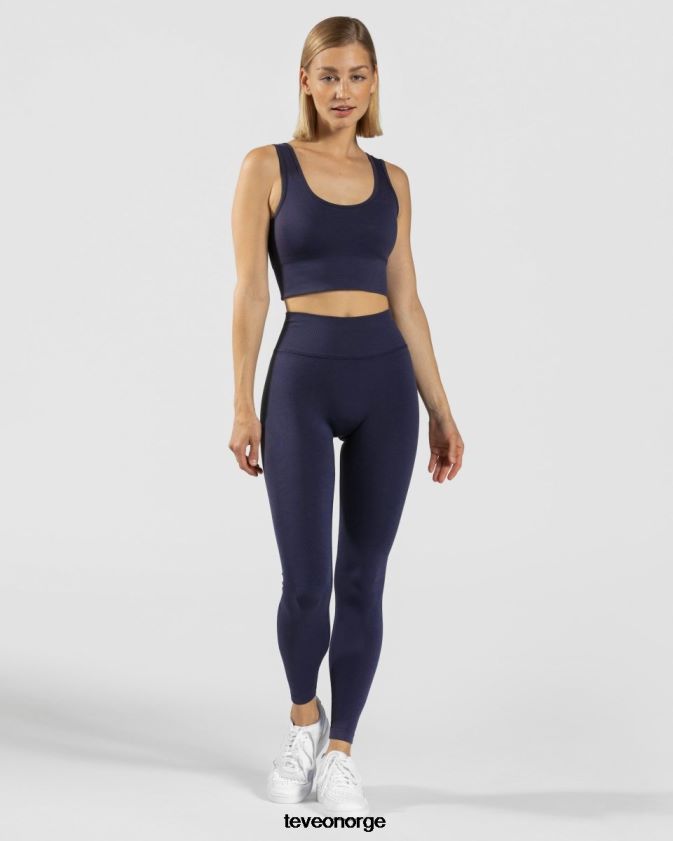 TEVEO klær 0H40JL146 mørke blå kvinner sensasjon leggings