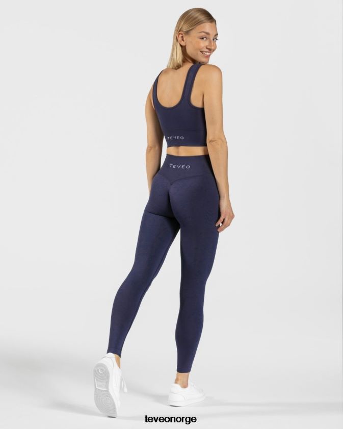 TEVEO klær 0H40JL146 mørke blå kvinner sensasjon leggings