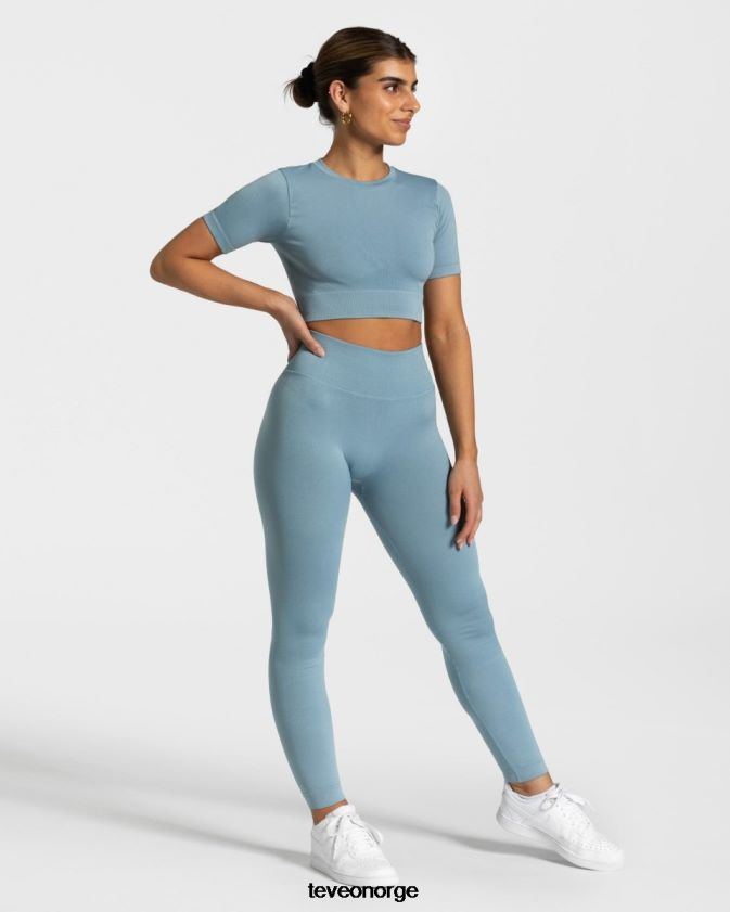 TEVEO klær 0H40JL150 stål blå kvinner sensasjon leggings