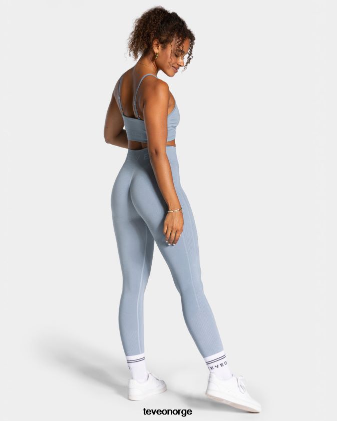 TEVEO klær 0H40JL161 stål blå kvinner focus scrunch leggings