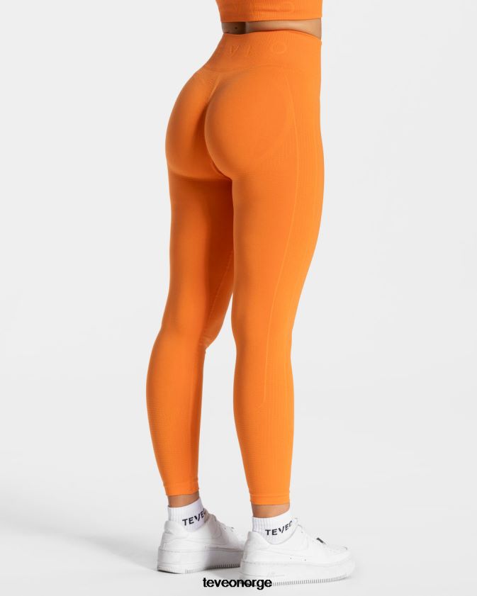 TEVEO klær 0H40JL163 oransje kvinner focus scrunch leggings