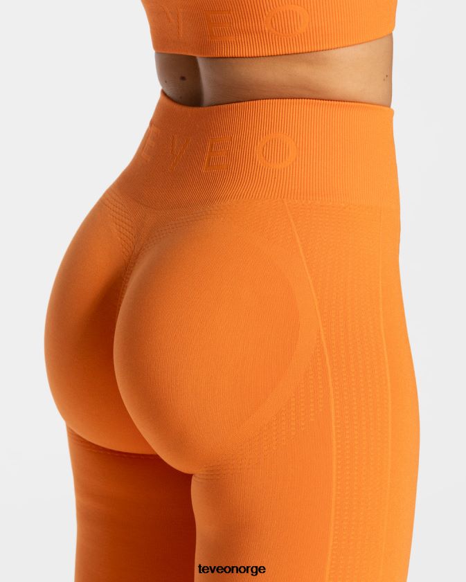 TEVEO klær 0H40JL163 oransje kvinner focus scrunch leggings