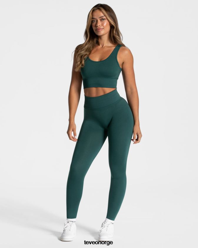TEVEO klær 0H40JL71 mørk grønn kvinner sensasjon leggings
