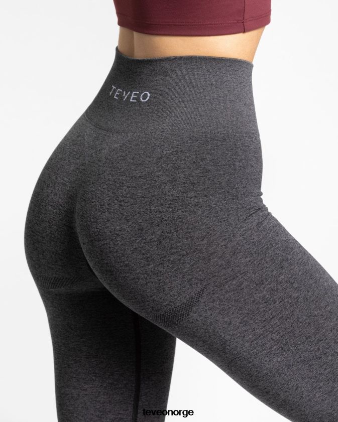 TEVEO klær 0H40JL75 mørk grå kvinner stilige leggings