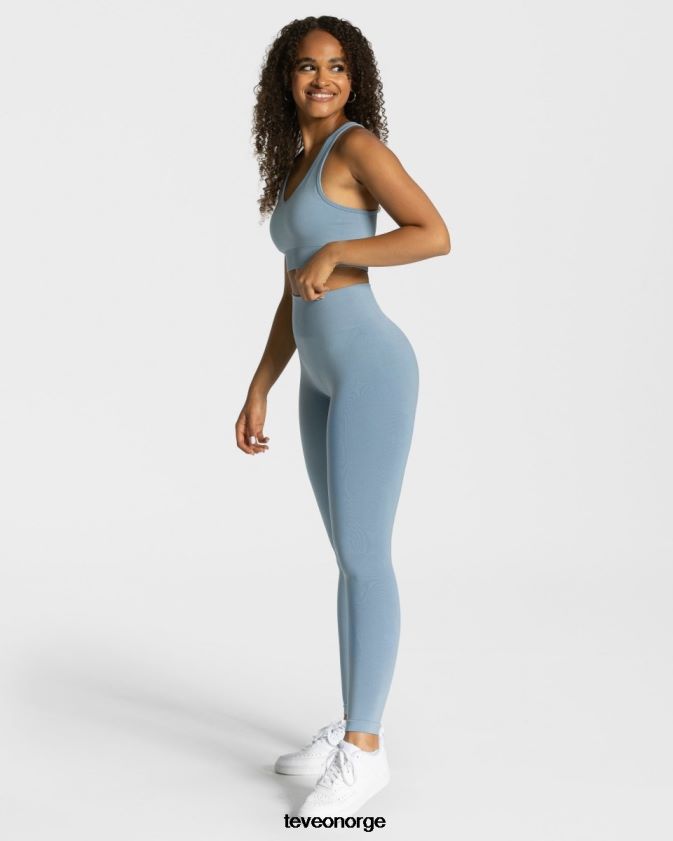TEVEO klær 0H40JL82 stål blå kvinner stilige leggings