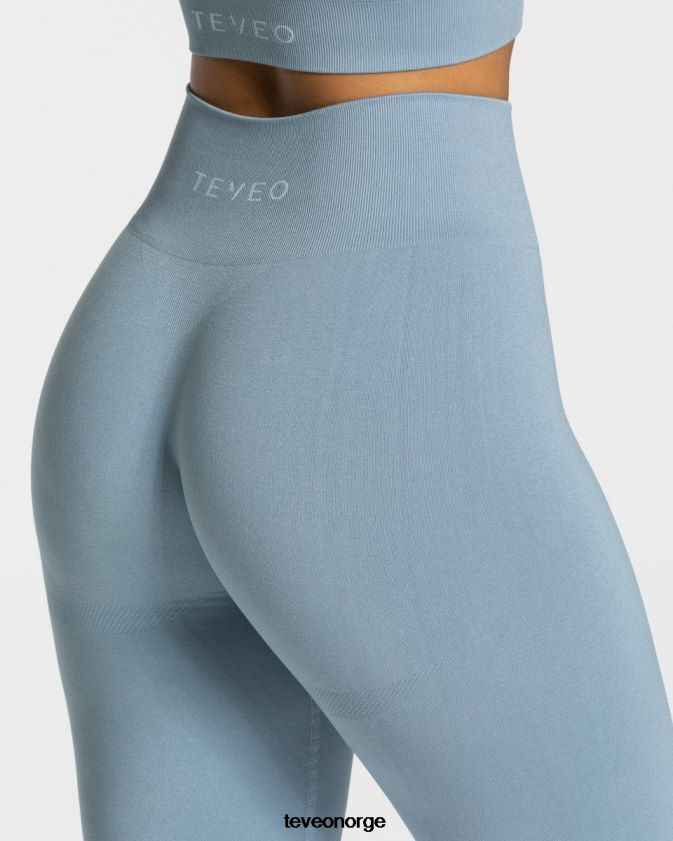 TEVEO klær 0H40JL82 stål blå kvinner stilige leggings