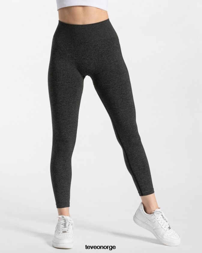 TEVEO klær 0H40JL87 mørkegrå kvinner tidløse scrunch-leggings