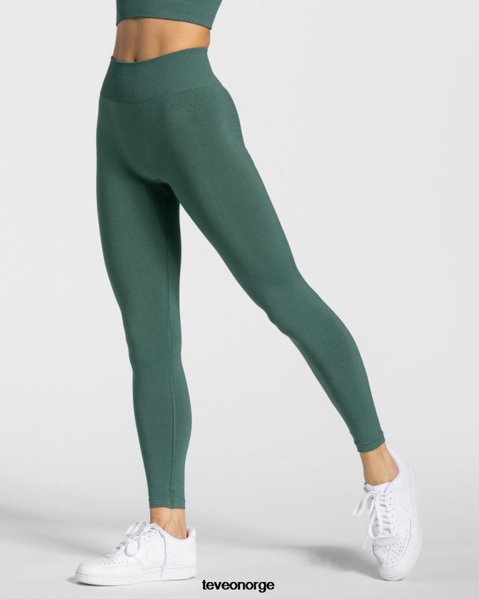 TEVEO klær 0H40JL88 mørk grønn kvinner tidløse scrunch-leggings