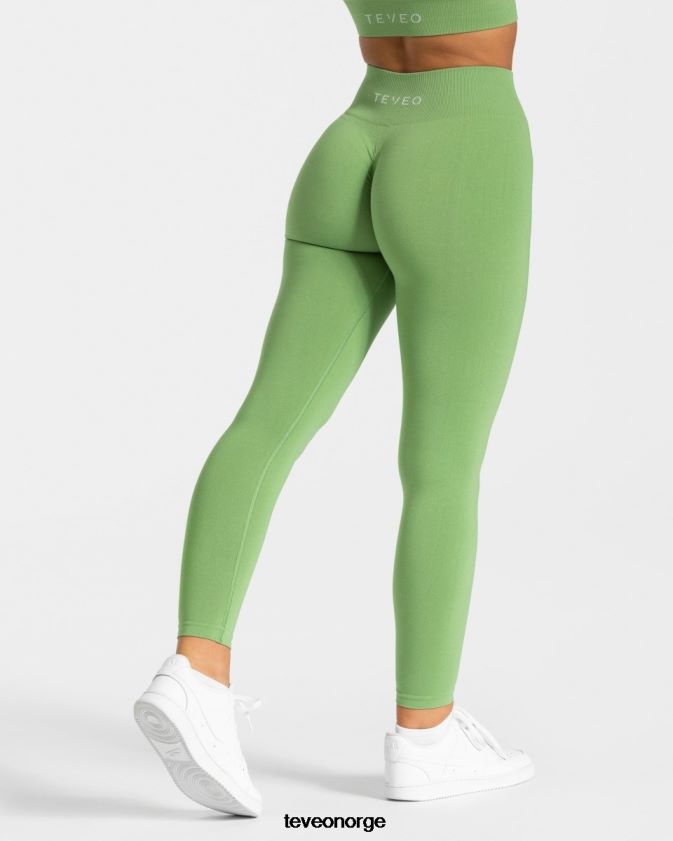 TEVEO klær 0H40JL92 oliven kvinner tidløse scrunch-leggings