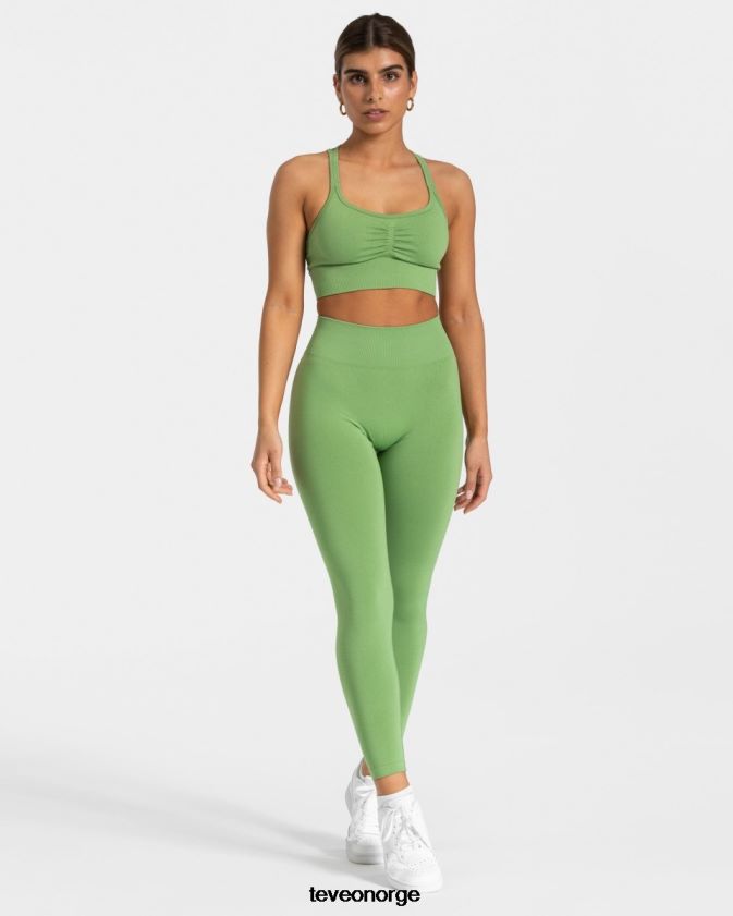 TEVEO klær 0H40JL92 oliven kvinner tidløse scrunch-leggings