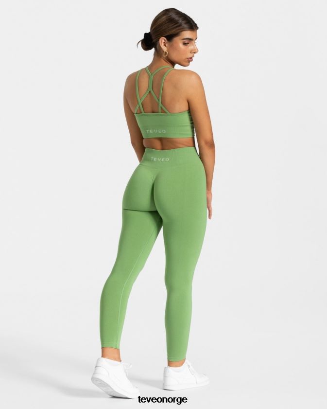 TEVEO klær 0H40JL92 oliven kvinner tidløse scrunch-leggings