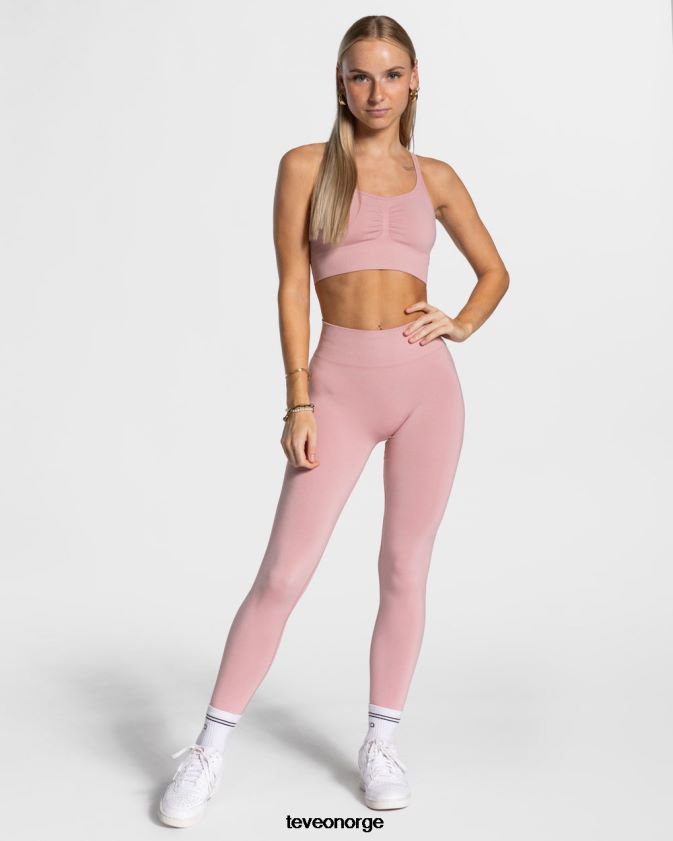 TEVEO klær 0H40JL94 rosa kvinner tidløse scrunch-leggings