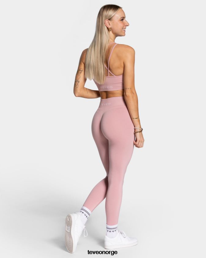 TEVEO klær 0H40JL94 rosa kvinner tidløse scrunch-leggings