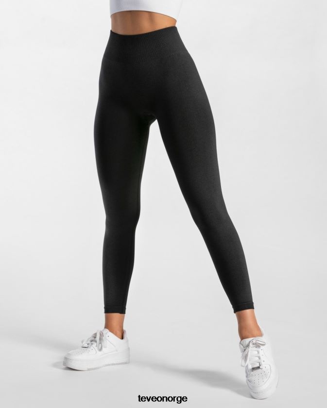 TEVEO klær 0H40JL96 svart kvinner tidløse scrunch-leggings