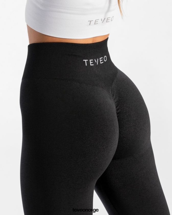 TEVEO klær 0H40JL96 svart kvinner tidløse scrunch-leggings
