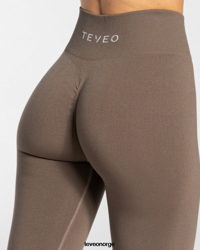 TEVEO klær 0H40JL99 taupe kvinner tidløse scrunch-leggings