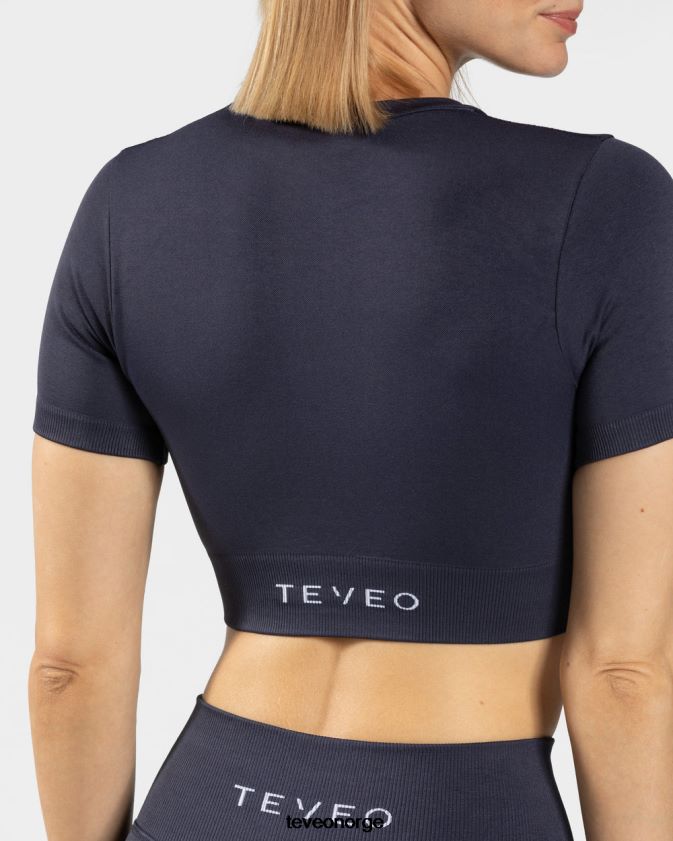 TEVEO klær 0H40JL442 mørke blå kvinner sensasjon crop topp