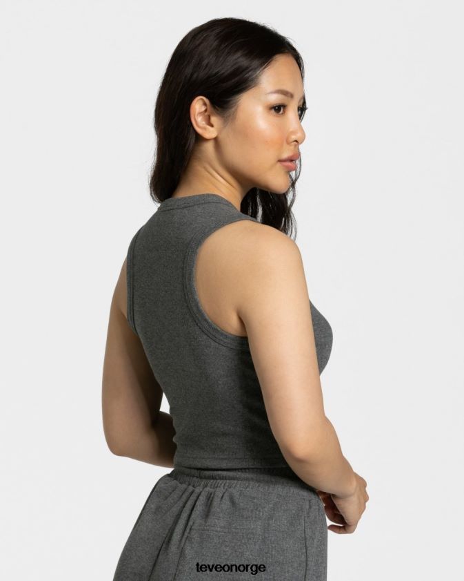 TEVEO klær 0H40JL452 mørkegrå kvinner lounge crop top