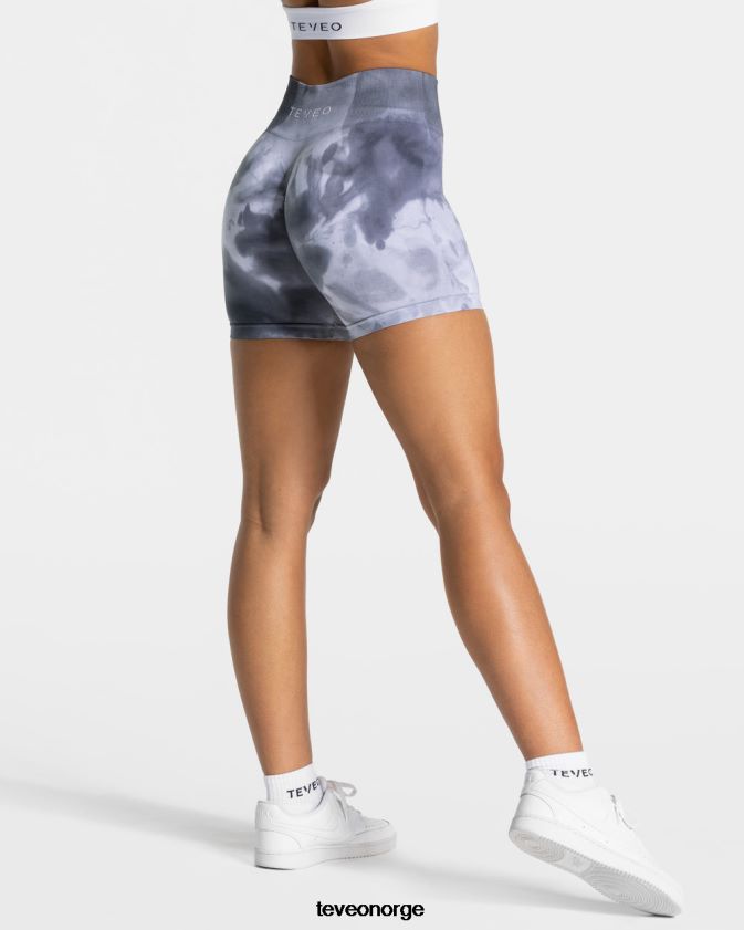 TEVEO klær 0H40JL184 storm- kvinner tie dye scrunch kort