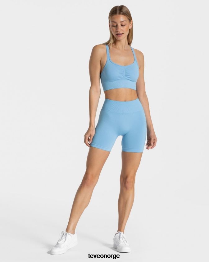 TEVEO klær 0H40JL213 baby blå kvinner tidløs scrunch short