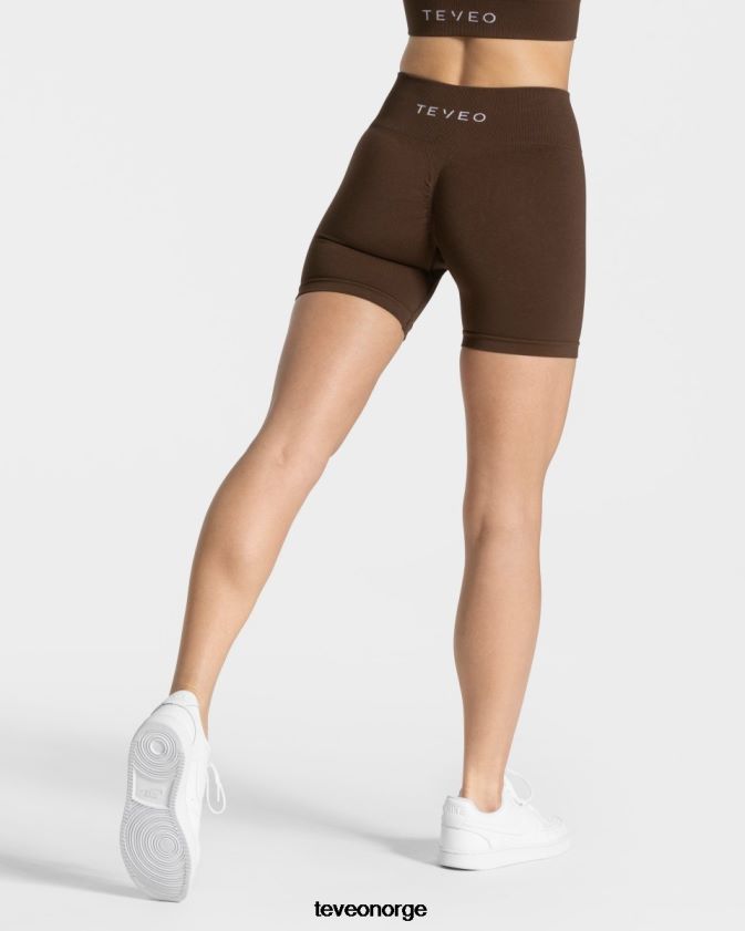 TEVEO klær 0H40JL214 mørkebrun kvinner tidløs scrunch short