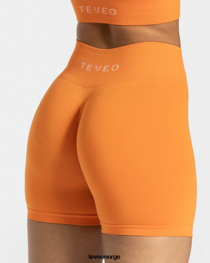 TEVEO klær 0H40JL220 oransje kvinner tidløs scrunch short