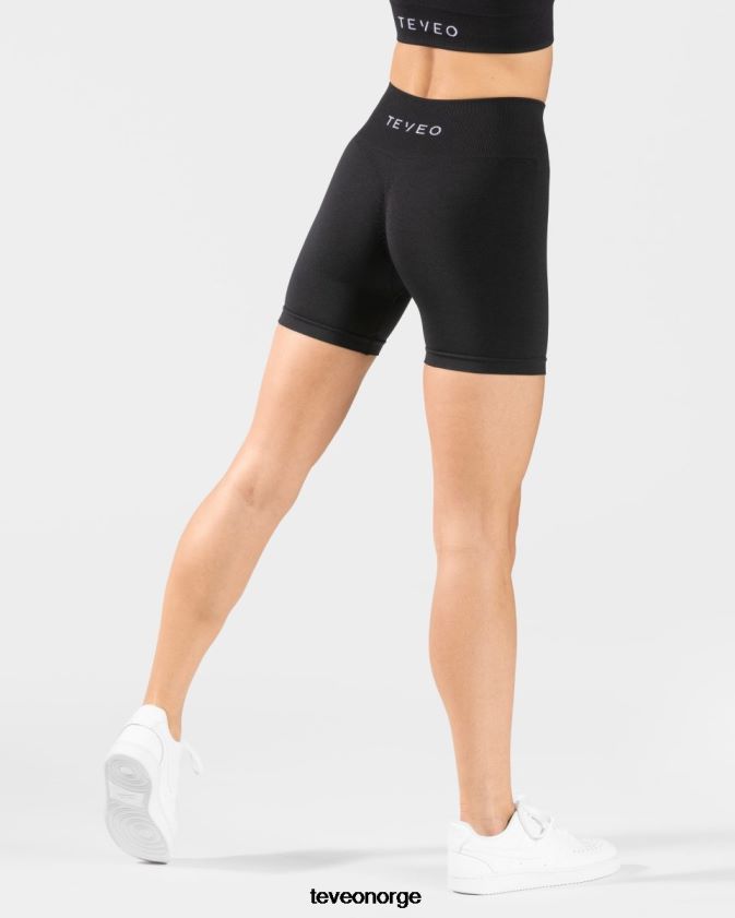 TEVEO klær 0H40JL223 svart kvinner tidløs scrunch short