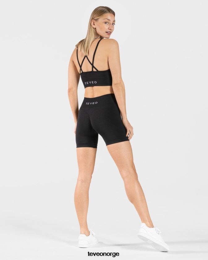 TEVEO klær 0H40JL223 svart kvinner tidløs scrunch short
