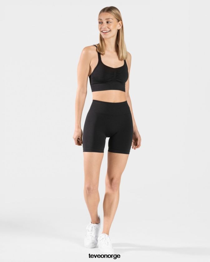 TEVEO klær 0H40JL223 svart kvinner tidløs scrunch short