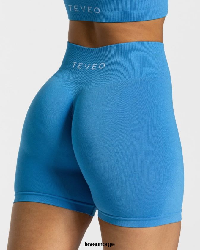 TEVEO klær 0H40JL224 sommerblå kvinner tidløs scrunch short