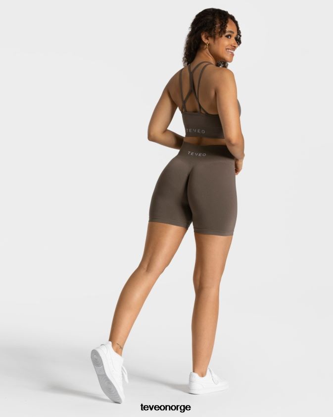 TEVEO klær 0H40JL226 taupe kvinner tidløs scrunch short