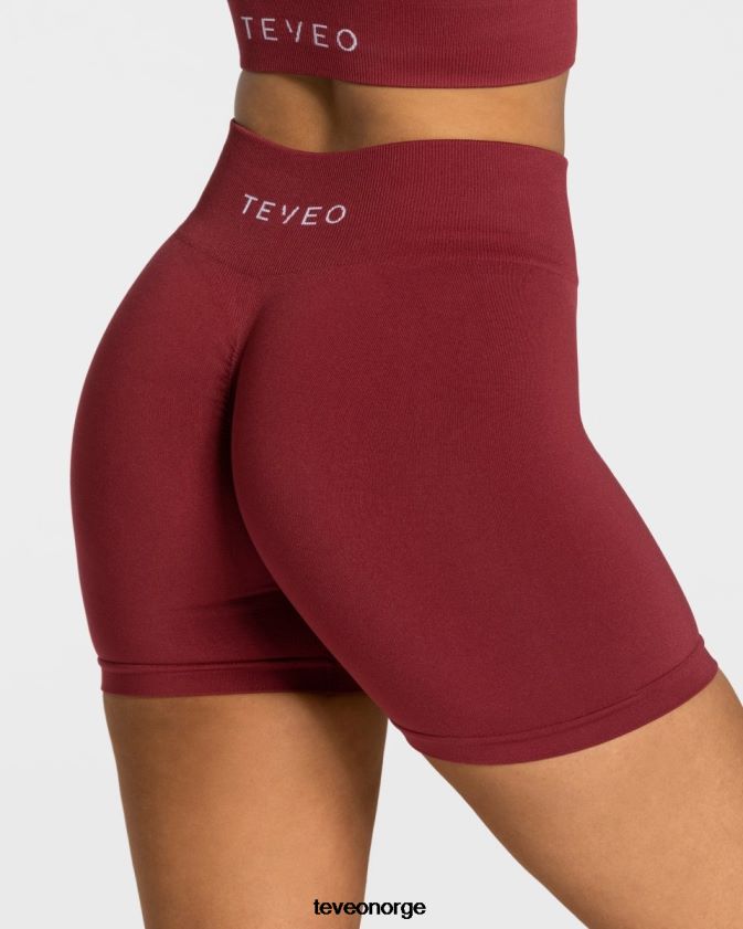 TEVEO klær 0H40JL228 vinrød kvinner tidløs scrunch short